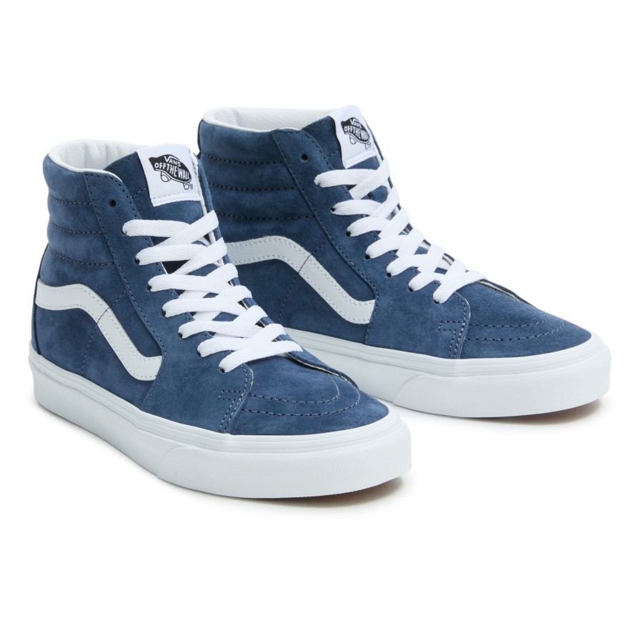 Damen Vans High-Top-Schuhe | Sk8-Hi Wildlederschuhe Blau