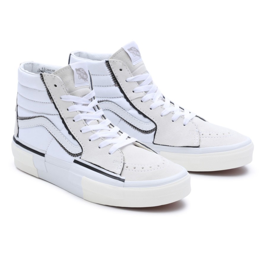 Damen Vans Classics | Sk8-Hi Reconstruct Schuhe Weis