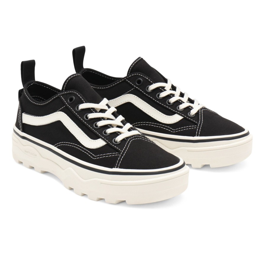 Damen Vans Low-Top Sneaker | Canvas Sentry Old Skool Wc Schuhe Schwarz