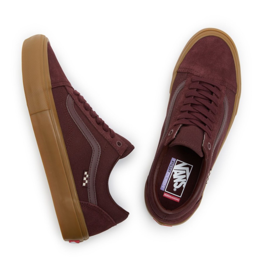 Damen Vans Low-Top Sneaker | Skate Old Skool Schuhe Braun