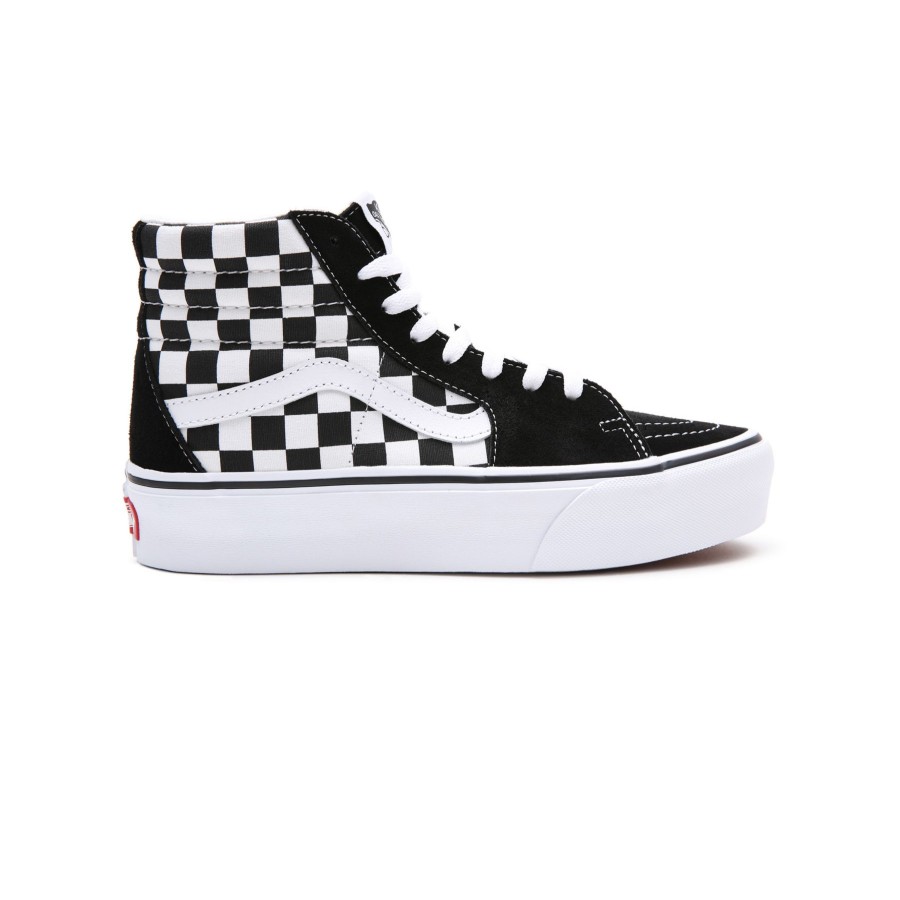 Damen Vans Classics | Sk8-Hi Platform 2.0 Schuhe Schwarz, Weis