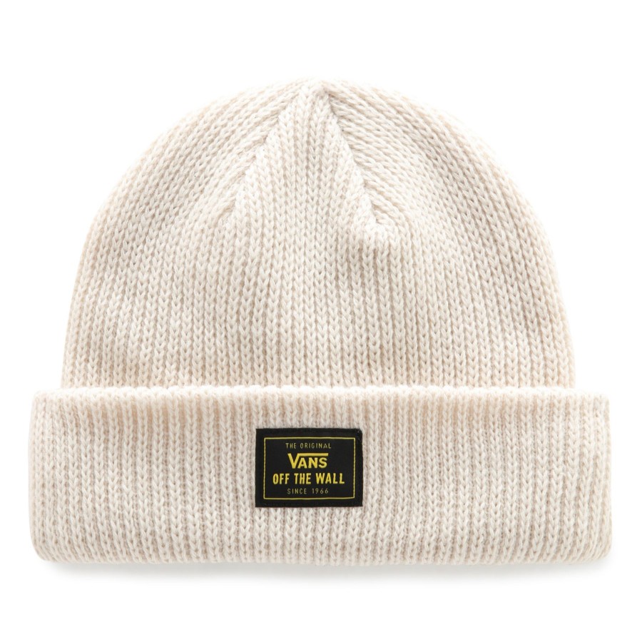 Damen Vans Mutzen, Caps & Hute | Bruckner Beanie-Mutze Mit Umschlag Beige