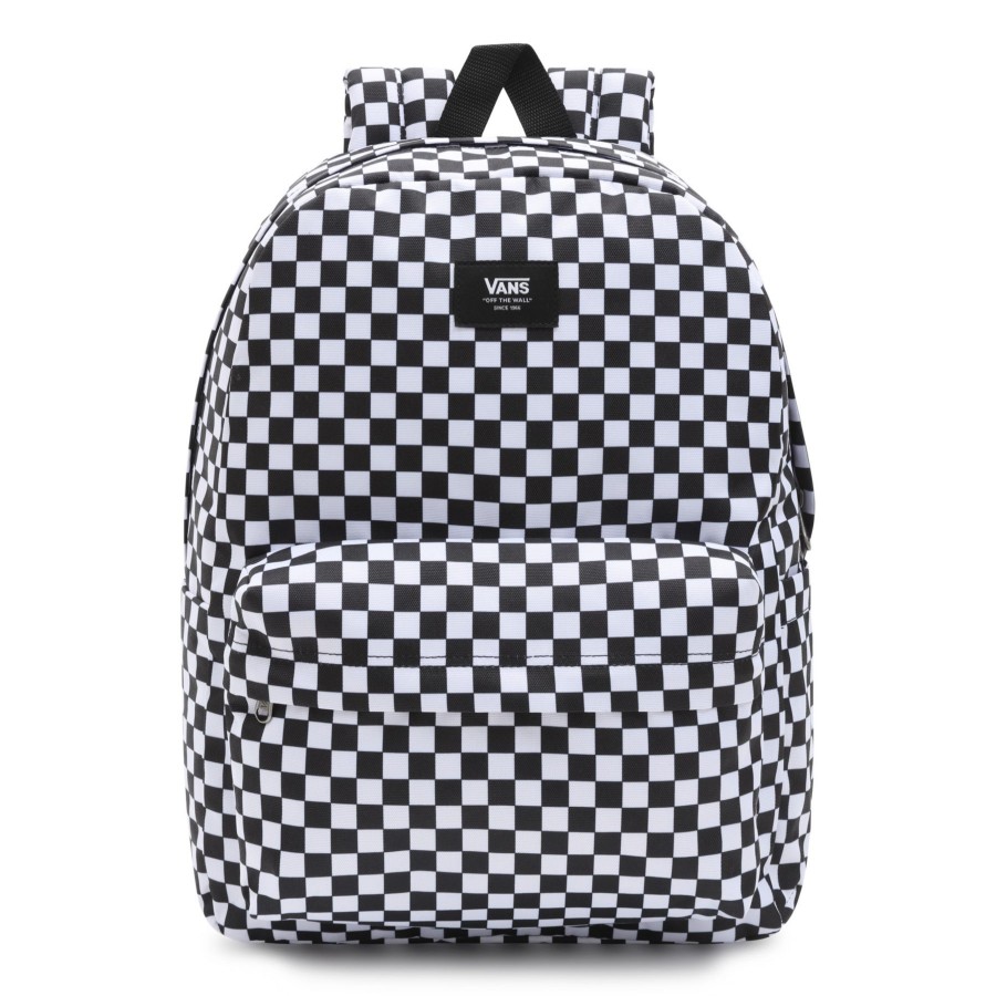 Damen Vans Taschen & Rucksacke | Old Skool Check Rucksack Schwarz, Weis