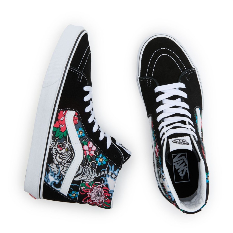 Damen Vans High-Top-Schuhe | Sk8-Hi Tiger Floral Schuhe Multicolour