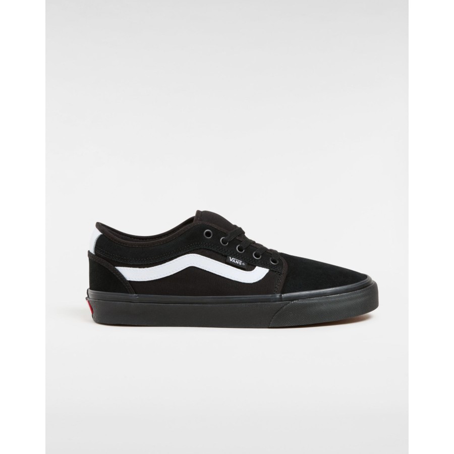 Damen Vans Skateschuhe | Chukka Low Sidestripe Schuhe Schwarz, Weis