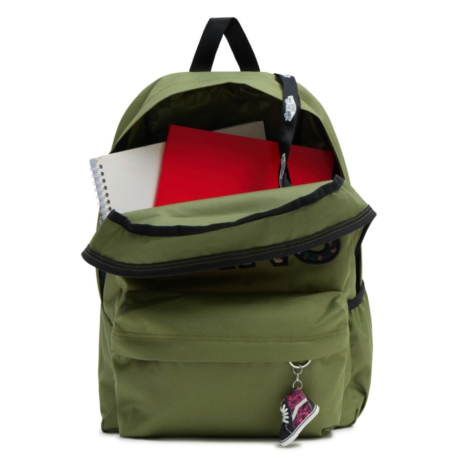 Damen Vans Taschen & Rucksacke | Realm Flying V Rucksack Grun