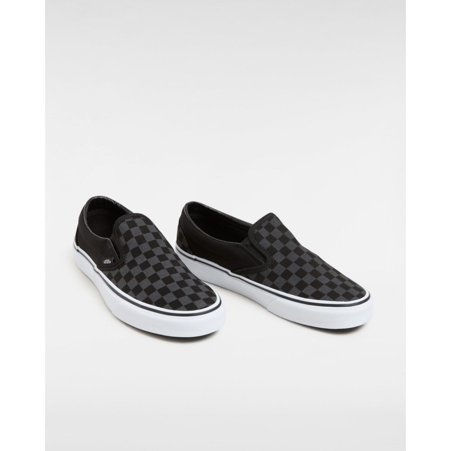 Herren Vans Classics | Checkerboard Classic Slip-On Schuhe Schwarz