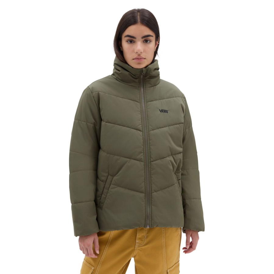 Damen Vans Jacken & Mantel | Foundry Mte Pufferjacke Grun