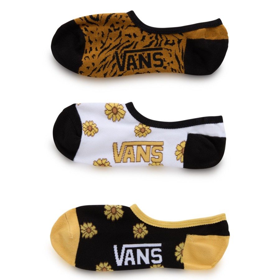 Damen Vans Socken | Sunflower Animash Canoodle Socken (3 Paar) Weis