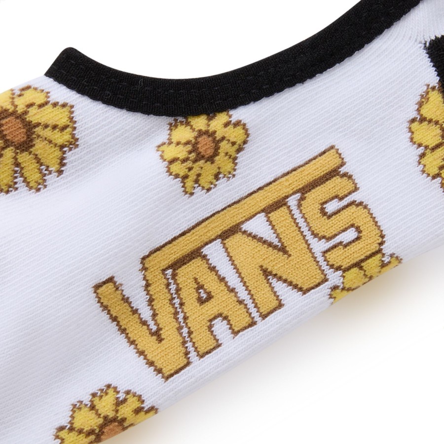 Damen Vans Socken | Sunflower Animash Canoodle Socken (3 Paar) Weis