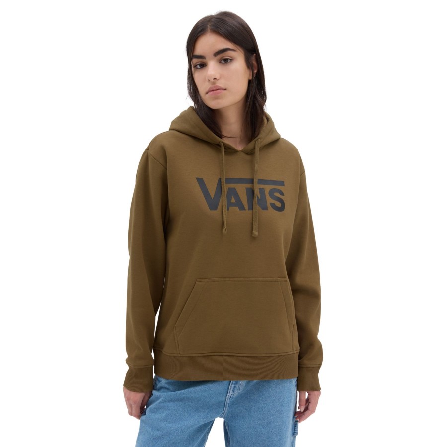 Damen Vans Kapuzenpullover & Pullover | Classic V Boyfriend Fit Hoodie Braun