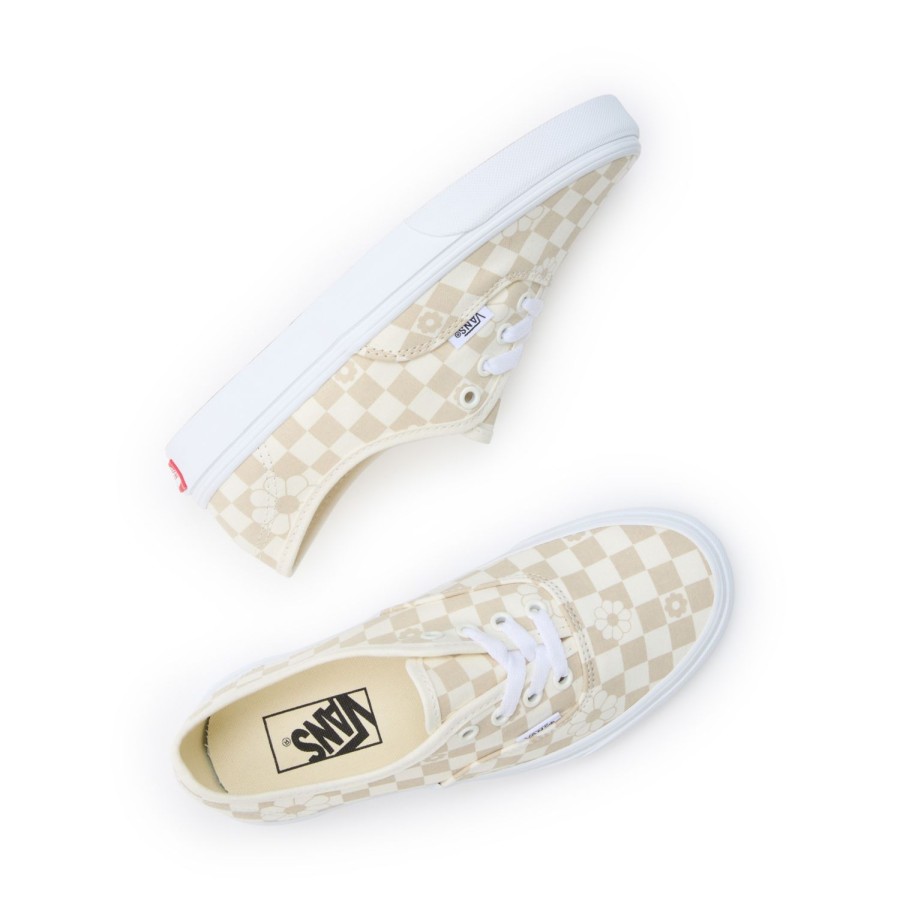 Damen Vans Classics | Floral Check Authentic Schuhe Weis