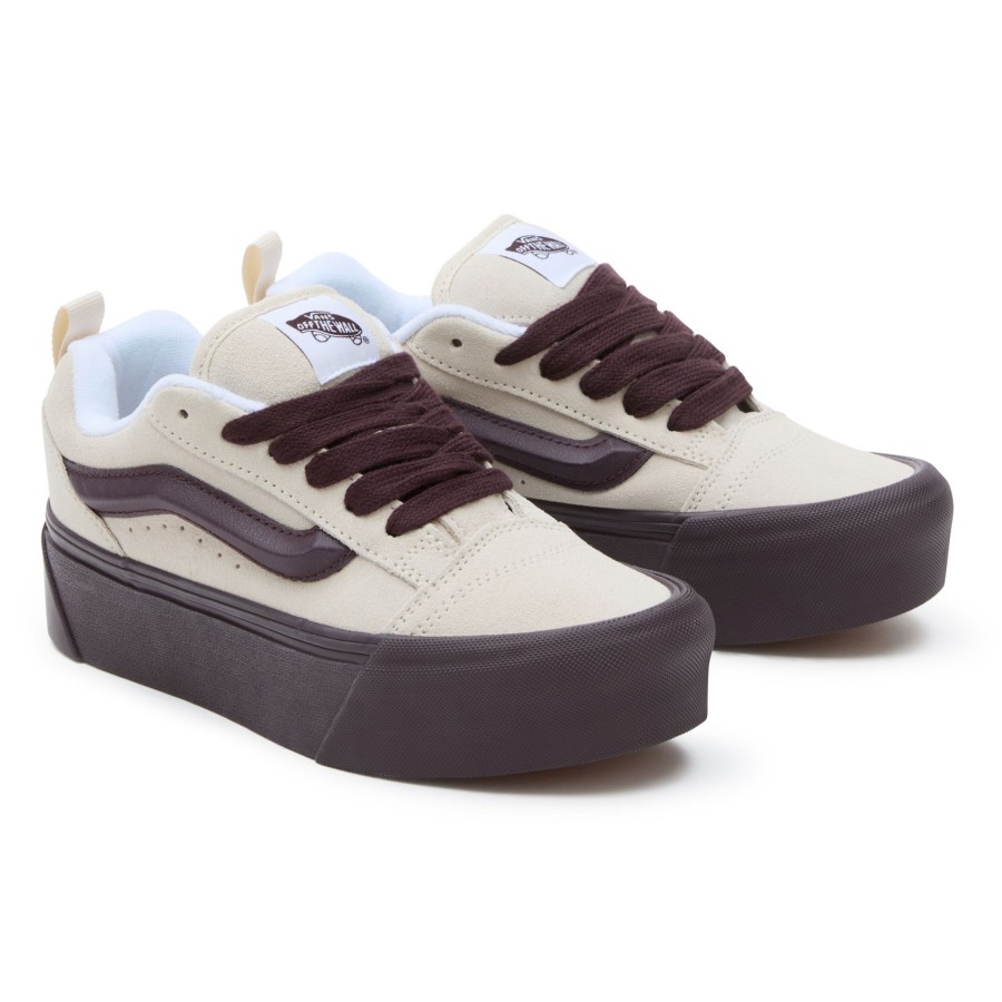 Damen Vans Plateauschuhe | Knu Stack Schuhe Braun