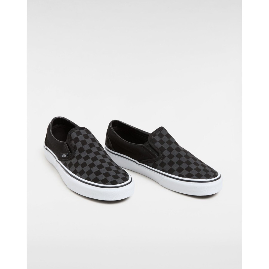 Damen Vans Classics | Checkerboard Classic Slip-On Schuhe Schwarz