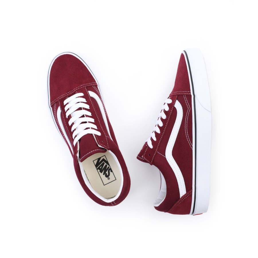 Damen Vans Low-Top Sneaker | Old Skool Schuhe Rot