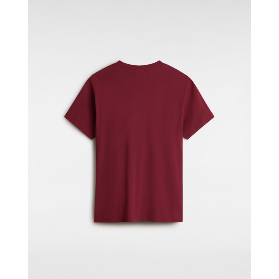 Damen Vans T-Shirts & Oberteile | Left Chest Logo T-Shirt Rot