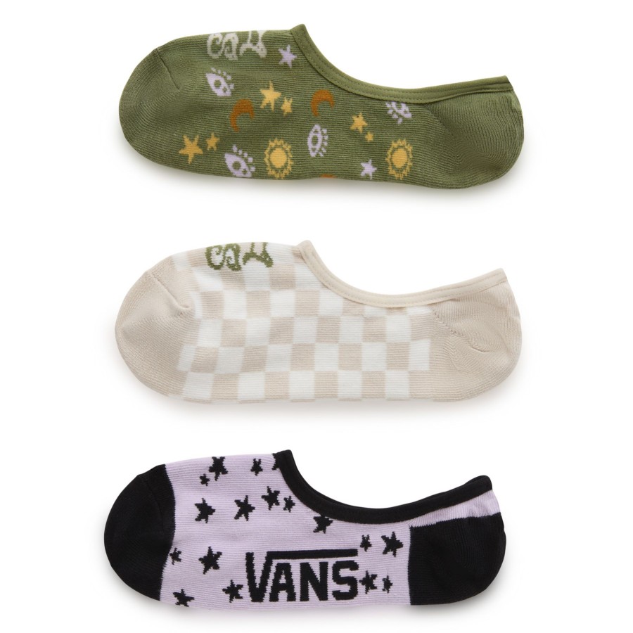 Damen Vans Socken | Scattered Vans Canoodle-Socken (3 Paar) Violett