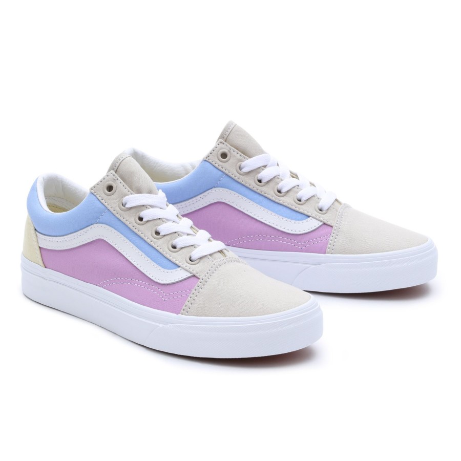 Damen Vans Low-Top Sneaker | Pastel Old Skool Schuhe Multicolour