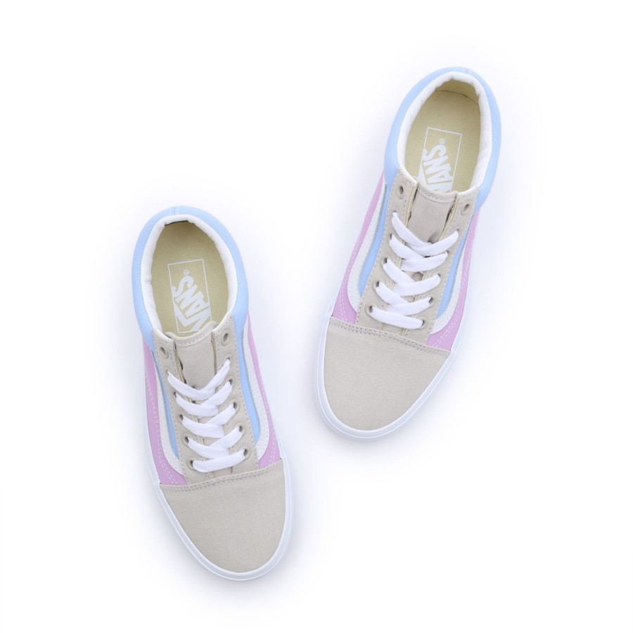 Damen Vans Low-Top Sneaker | Pastel Old Skool Schuhe Multicolour