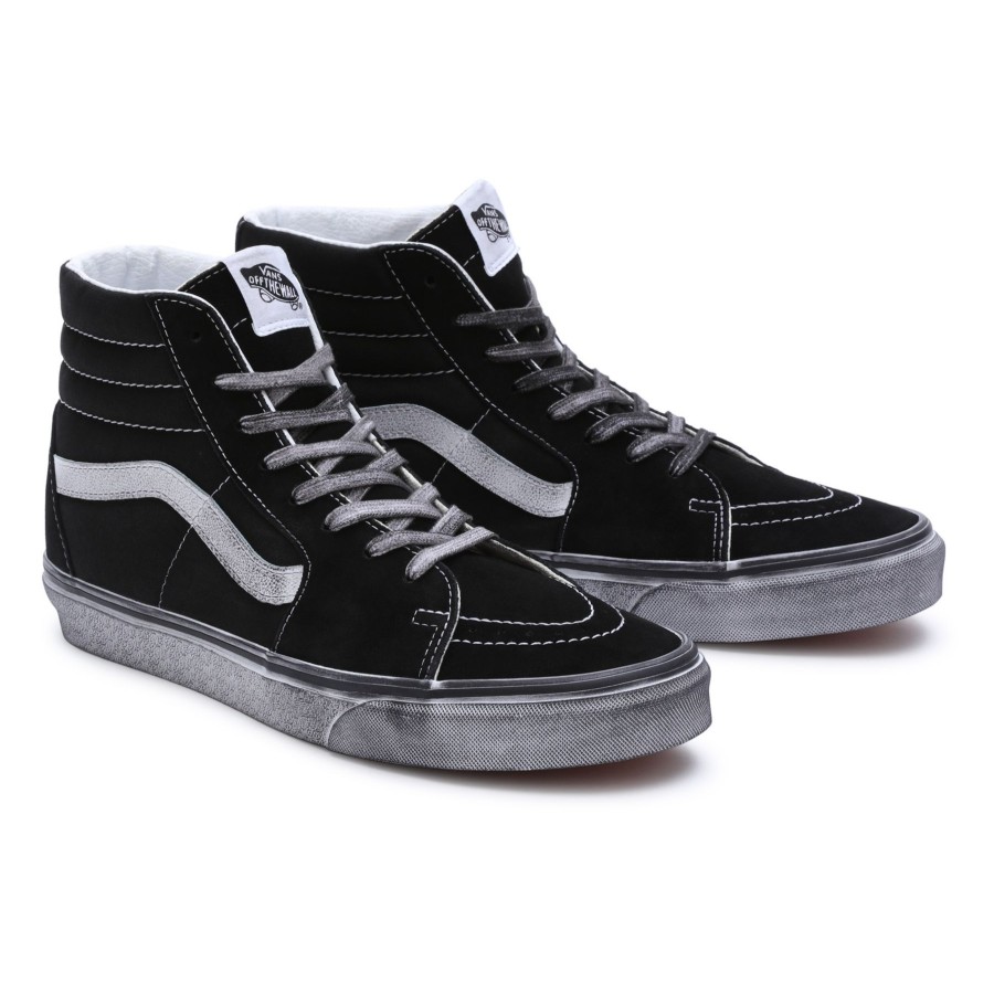 Damen Vans High-Top-Schuhe | Stressed Sk8-Hi Schuhe Schwarz