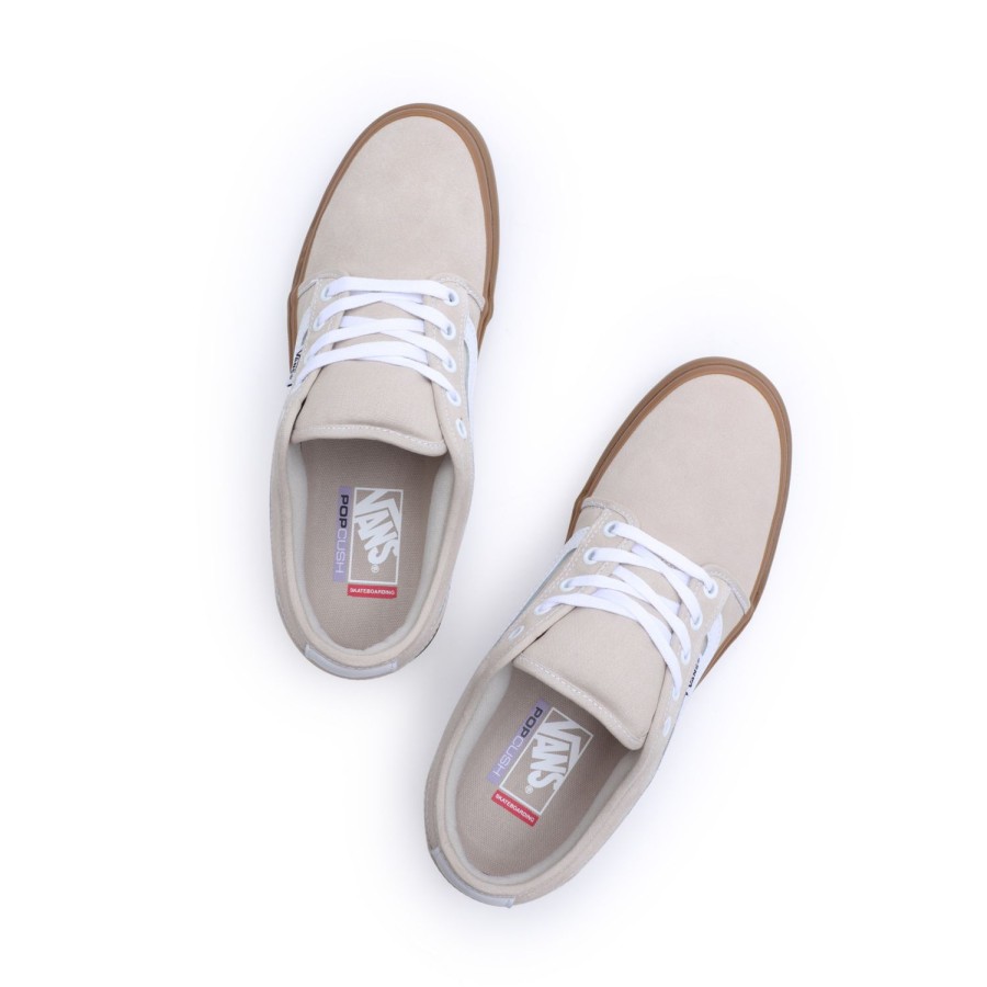 Damen Vans Low-Top Sneaker | Chukka Low Sidestripe Schuhe Beige