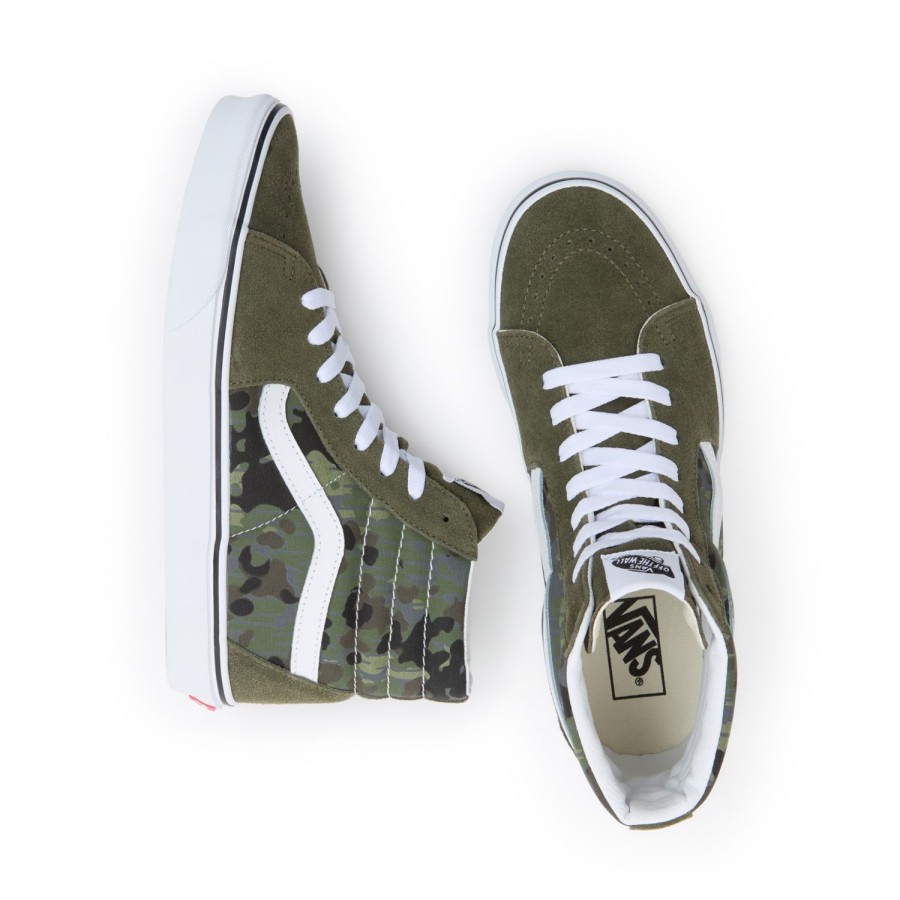 Damen Vans Classics | Sk8-Hi Schuhe Grun, Grau