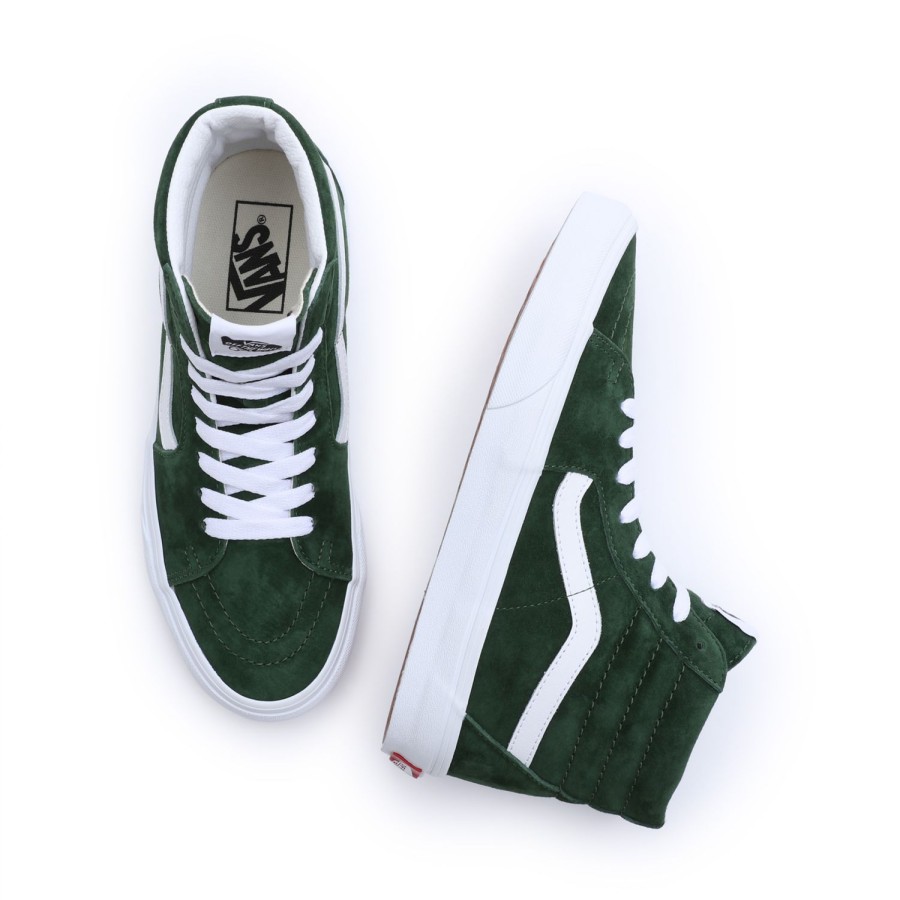 Damen Vans Classics | Sk8-Hi Wildlederschuhe Grun