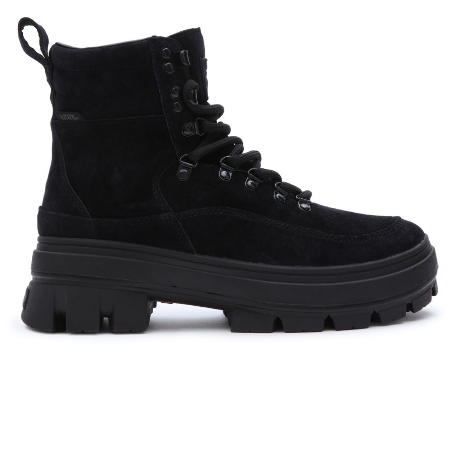 Damen Vans High-Top-Schuhe | Colfax Elevate Mte-2 Lederschuhe Schwarz