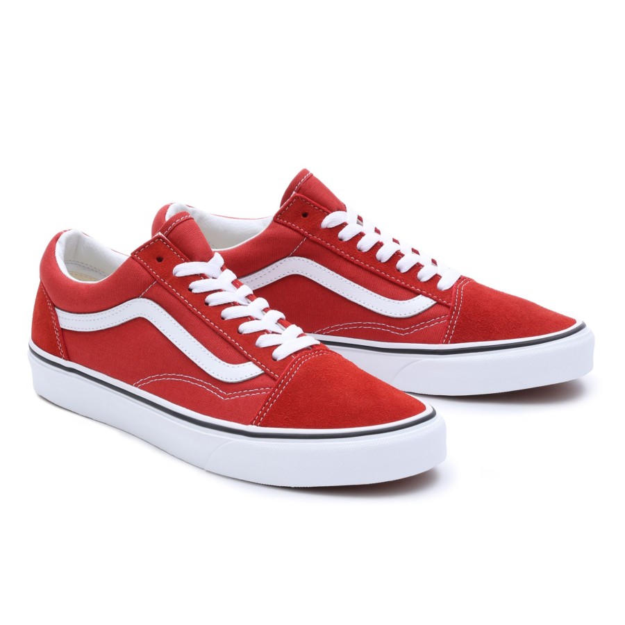 Damen Vans Classics | Color Theory Old Skool Schuhe Rot