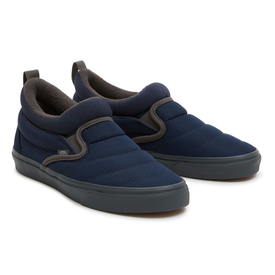 Damen Vans Classics | Slip-On Mid Cozy Schuhe Aus Netzmaterial Blau