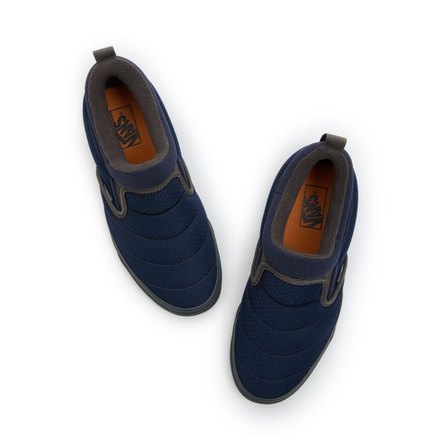 Damen Vans Classics | Slip-On Mid Cozy Schuhe Aus Netzmaterial Blau