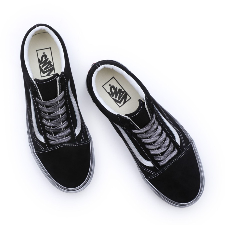 Damen Vans Classics | Stressed Old Skool Schuhe Schwarz