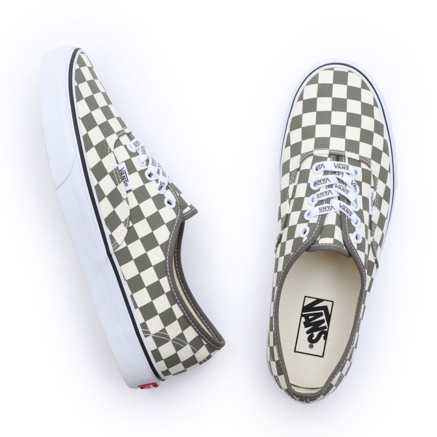 Damen Vans Low-Top Sneaker | Vans Check Authentic Schuhe Grun