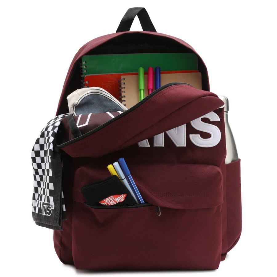 Damen Vans Taschen & Rucksacke | Old Skool Drop V Rucksack Rot