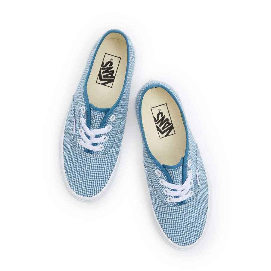 Damen Vans Classics | Houndstooth Authentic Schuhe Blau