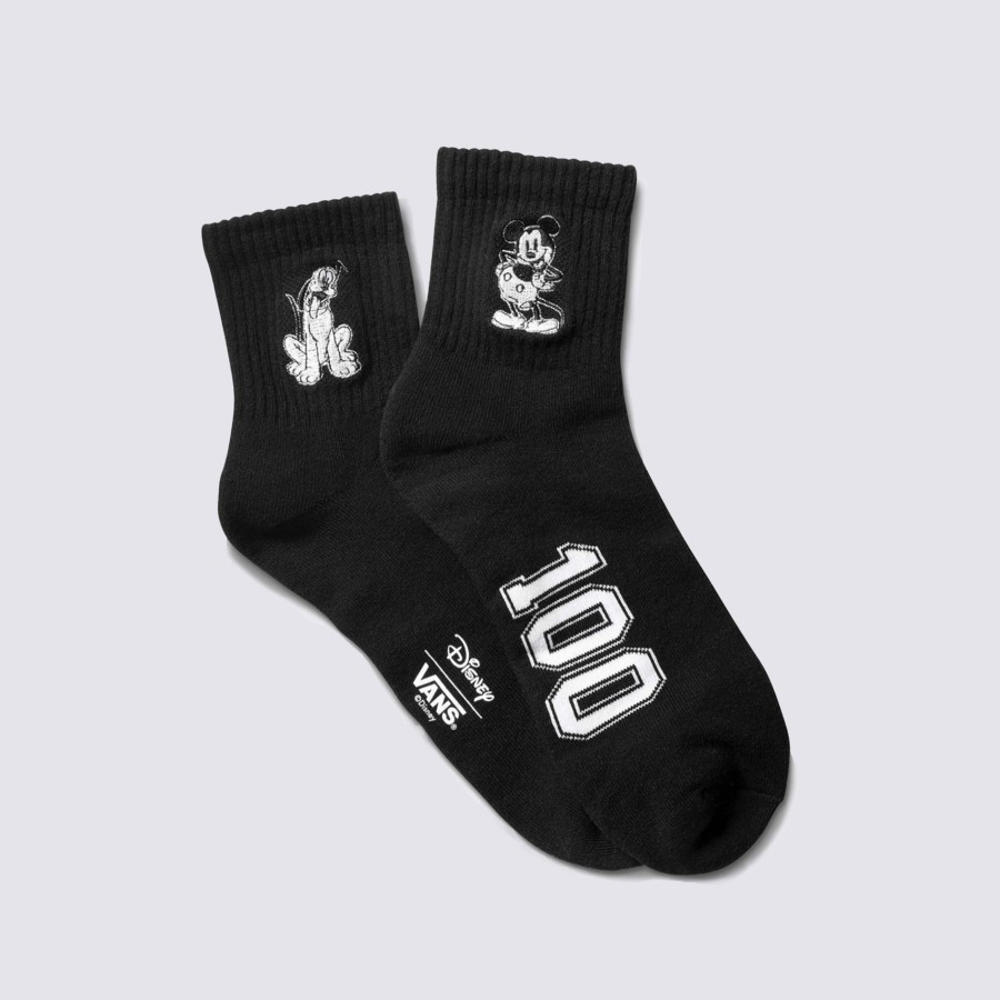 Damen Vans Socken | Disney X Vans Club Half Crew Socken (1 Paar) Schwarz