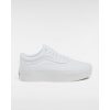 Damen Vans Plateauschuhe | Old Skool Stackform Schuhe Weis