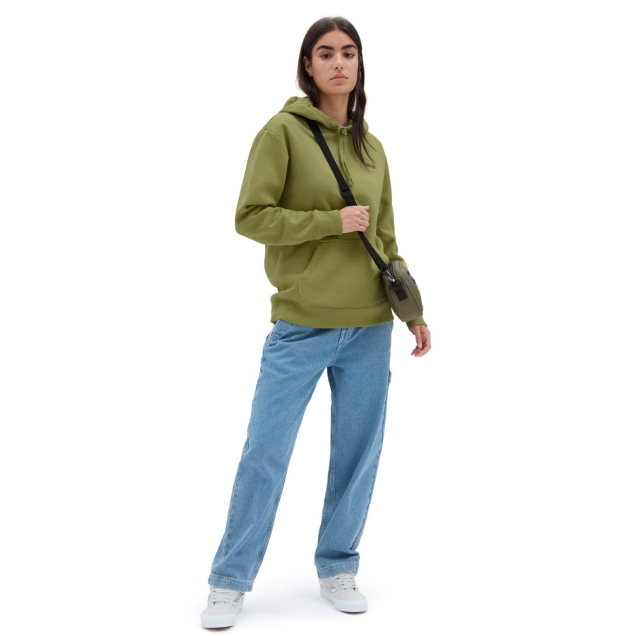 Damen Vans Kapuzenpullover & Pullover | Flying V Boyfriend Fit Hoodie Grun