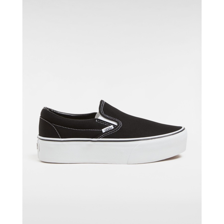 Damen Vans Slip-On-Schuhe | Classic Slip-On Stackform Schuhe Schwarz