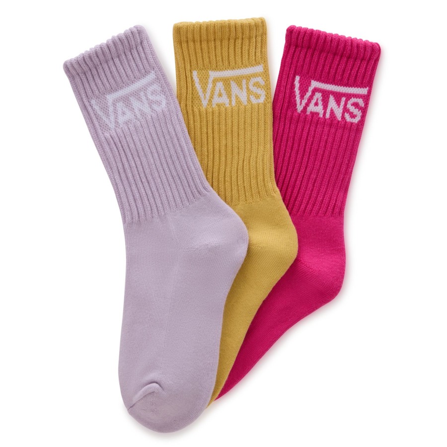 Damen Vans Socken | Classic Crew-Socken (3 Paar) Multicolour