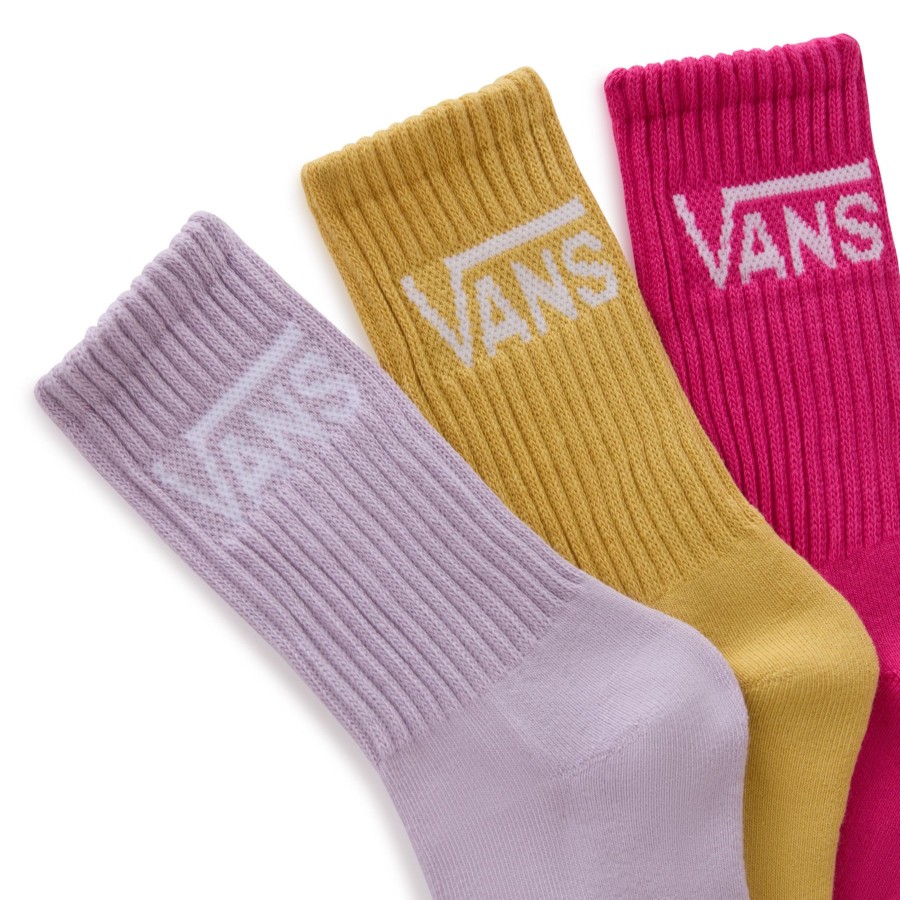 Damen Vans Socken | Classic Crew-Socken (3 Paar) Multicolour