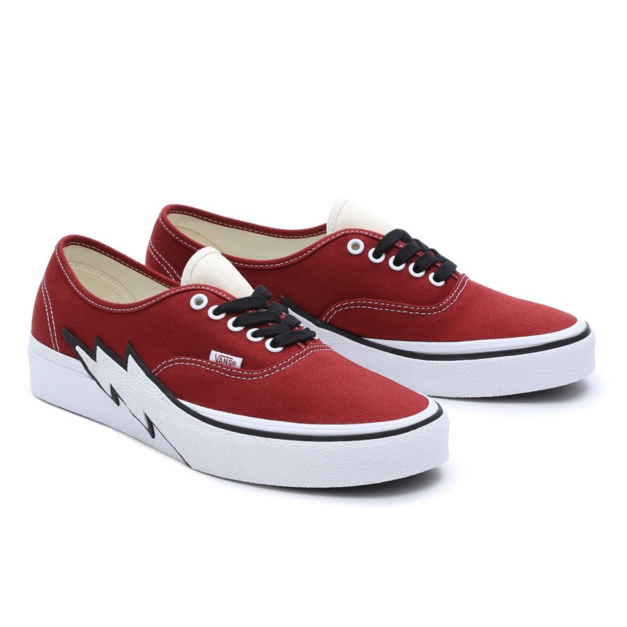 Damen Vans Classics | Authentic Bolt Schuhe Rot