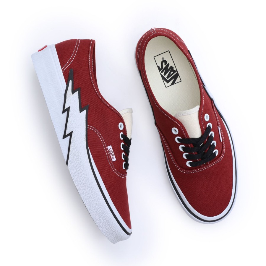 Damen Vans Classics | Authentic Bolt Schuhe Rot