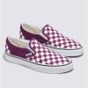 Damen Vans Slip-On-Schuhe | Checkerboard Color Theory Classic Slip-On Schuhe Violett