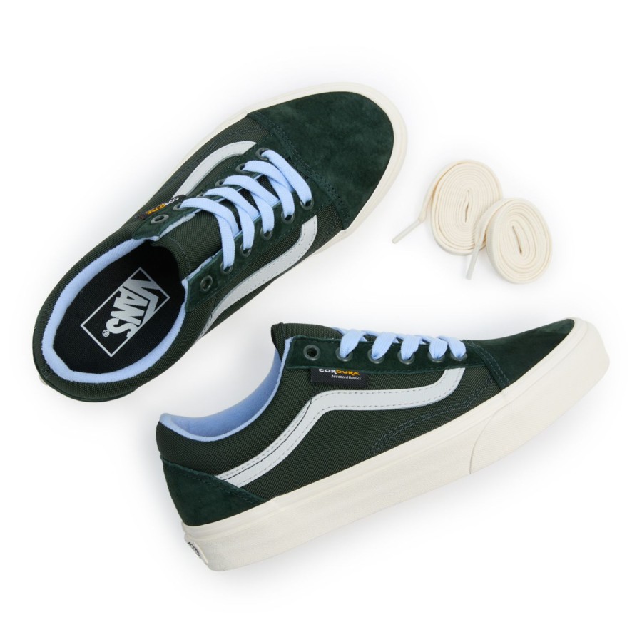 Damen Vans Classics | Cordura Old Skool Schuhe Grun