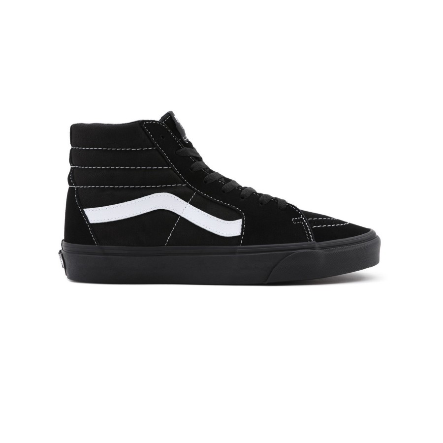 Damen Vans Classics | Wildleder/Canvas Sk8-Hi Schuhe Schwarz