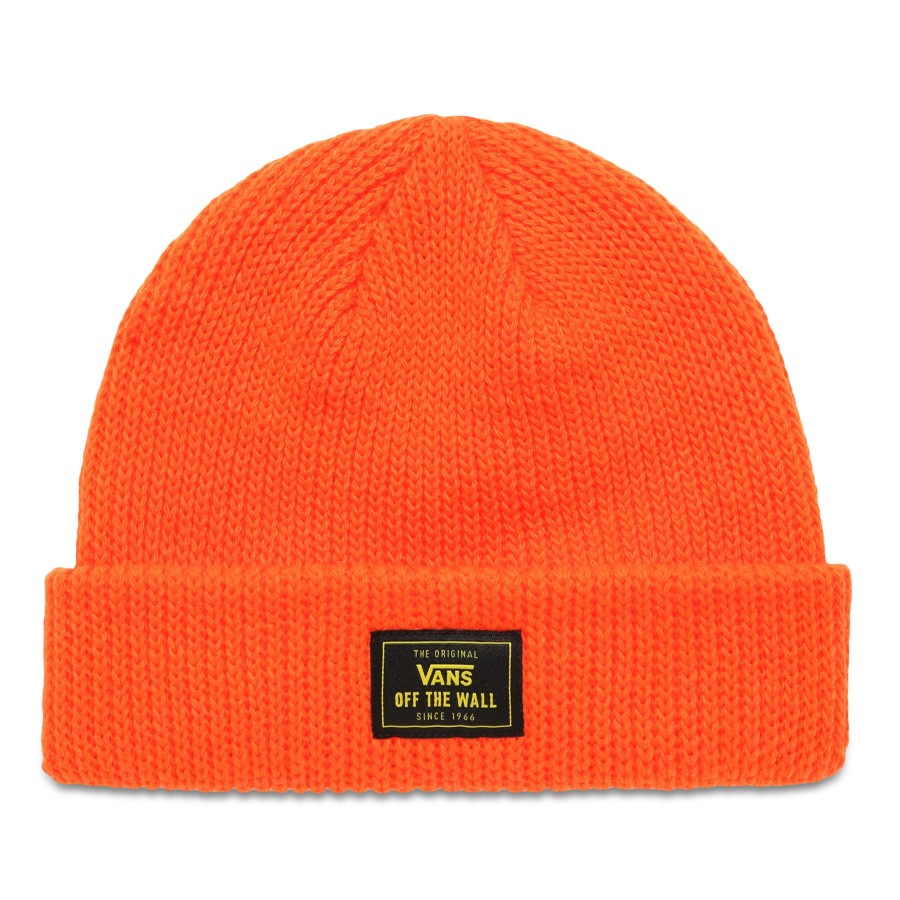 Damen Vans Mutzen, Caps & Hute | Bruckner Beanie-Mutze Mit Umschlag Orange