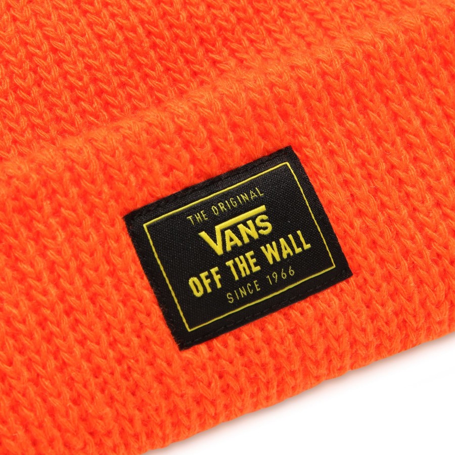 Damen Vans Mutzen, Caps & Hute | Bruckner Beanie-Mutze Mit Umschlag Orange