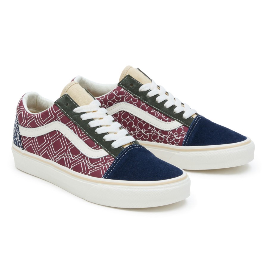 Damen Vans Low-Top Sneaker | Old Skool Schuhe Multicolour