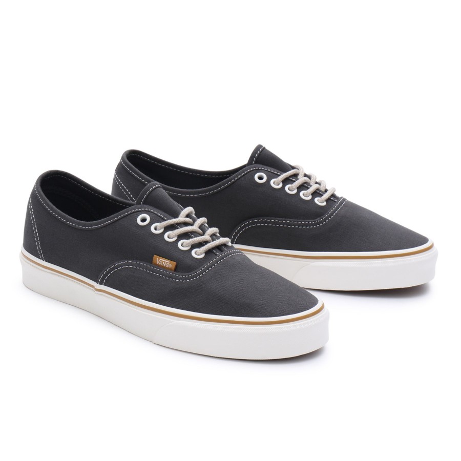 Damen Vans Classics | Embroidered Check Authentic Schuhe Schwarz